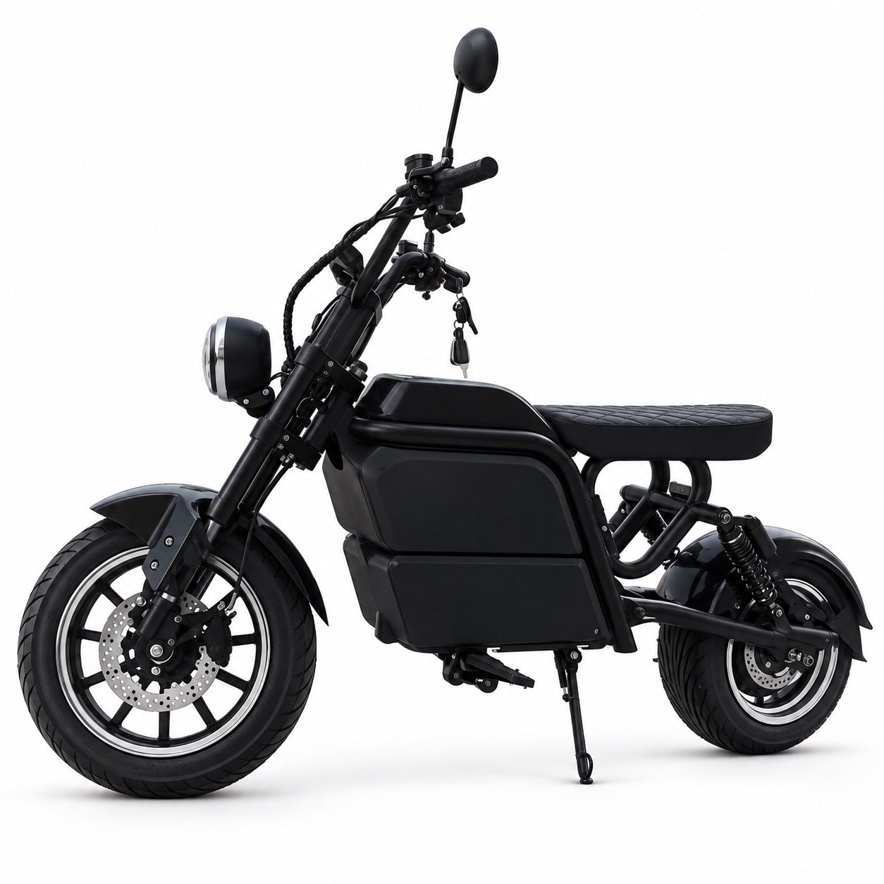 Citytwister Fatbob 7.0 Elektroroller 25 km/h – linke Seitenansicht