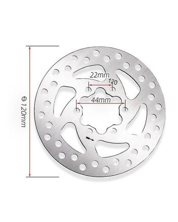 Bremsscheibe 120 mm mit 5 Schrauben für Xiaomi