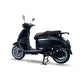 Scooter électrique Mojito prochain noir mat – vue arrière