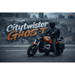 Citytwister Ghost – Werbemotiv mit orangefarbenem Cruiser
