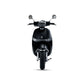 Scooter électrique Mojito prochain noir mat – vue de l'avant