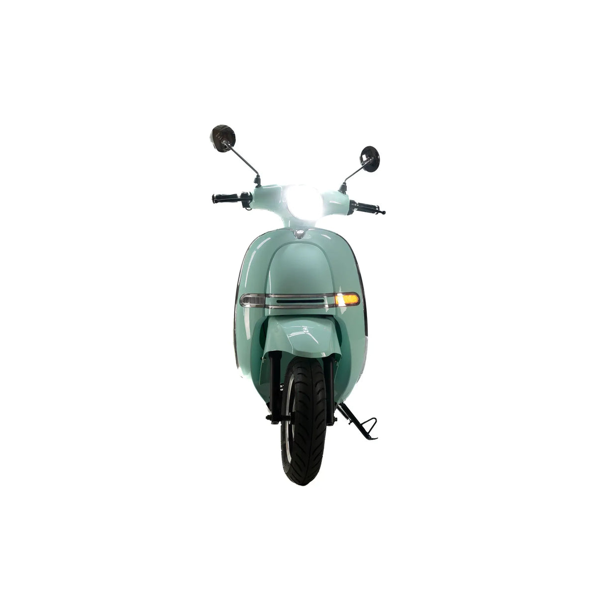 Citytwister GTS 2.0 – Vert menthe – vue avant avec éclairage