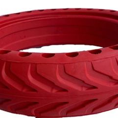 Vollgummireifen 8.5 Zoll in Rot