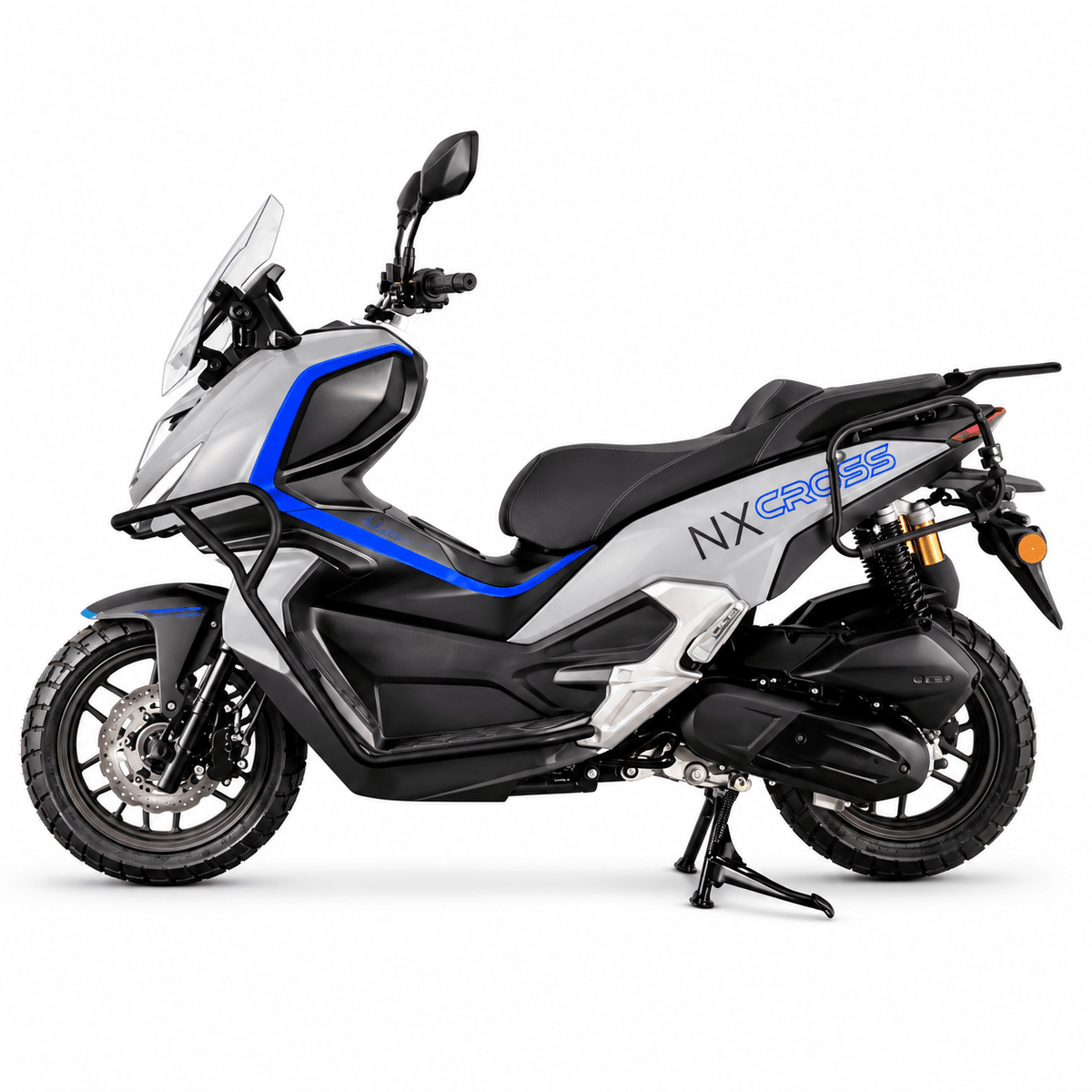 NEXT NXCross 125i in Grau – Seitenansicht