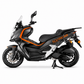 NEXT NXCross 125i in Schwarz – Seitenansicht