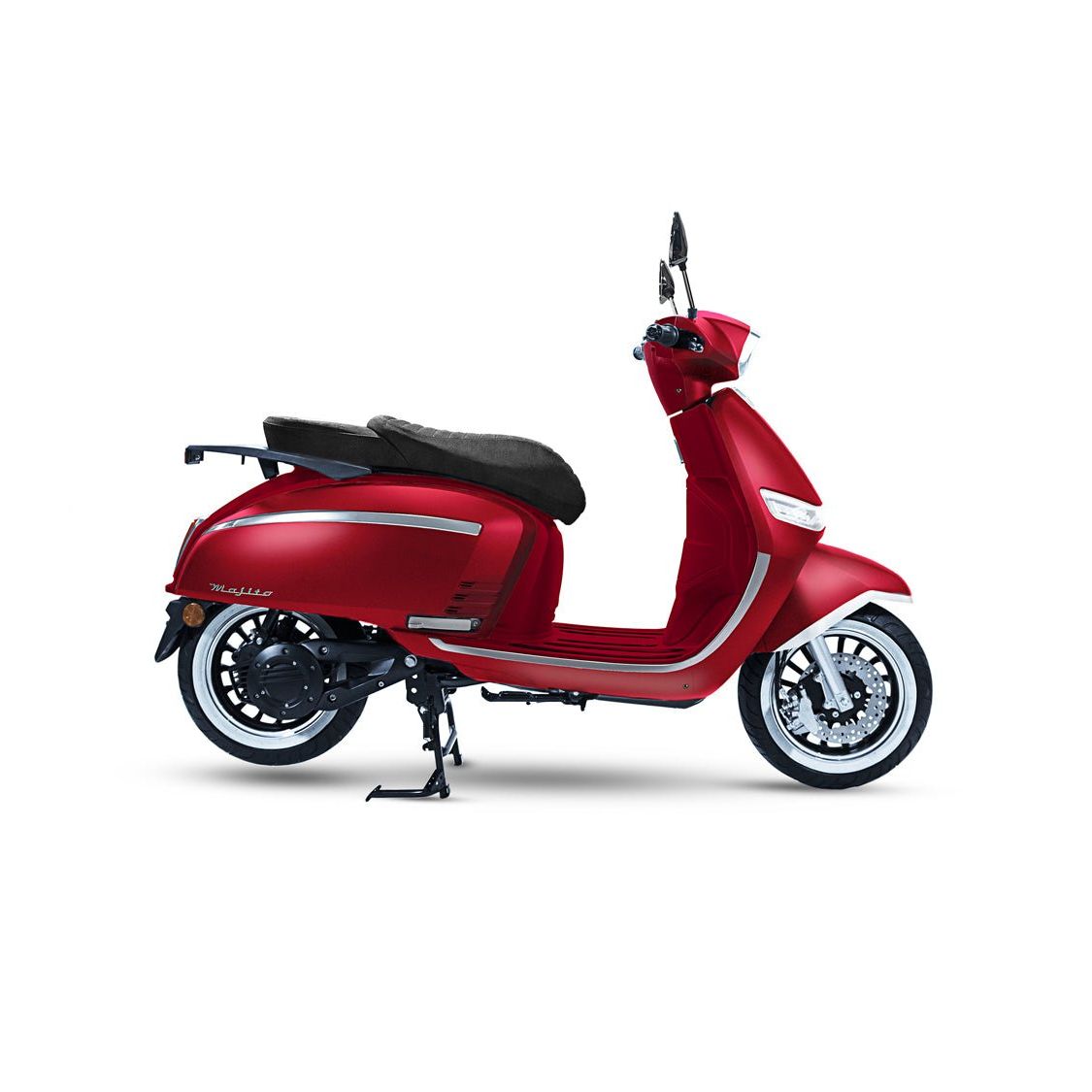 Scooter électrique Mojito prochain Sangria Red – Vue latérale