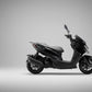 NEXT NX2 scooter elettrico nero vista laterale in studio
